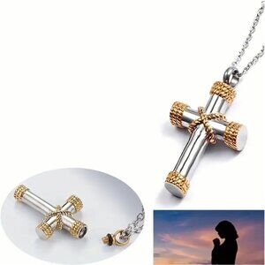 Memorial Cross Necklace